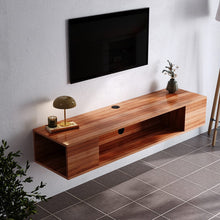 Load image into Gallery viewer, Stylish Brown Floating Cabinet with Single Shelf Living and Home