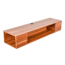 Load image into Gallery viewer, Stylish Brown Floating Cabinet with Single Shelf Living and Home