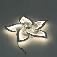 Load image into Gallery viewer, Flower Shape LED Ceiling Fan Light Living and Home