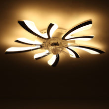 Load image into Gallery viewer, 78cm Dia. Acrylic Creative Ceiling Fan with LED Lights Ceiling Fans Living and Home
