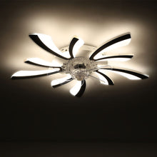 Load image into Gallery viewer, 78cm Dia. Acrylic Creative Ceiling Fan with LED Lights Ceiling Fans Living and Home