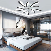 Load image into Gallery viewer, 78cm Dia. Acrylic Creative Ceiling Fan with LED Lights Ceiling Fans Living and Home