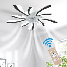 Load image into Gallery viewer, 78cm Dia. Acrylic Creative Ceiling Fan with LED Lights Ceiling Fans Living and Home