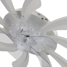 Load image into Gallery viewer, 78cm Dia. Acrylic Creative Ceiling Fan with LED Lights Ceiling Fans Living and Home