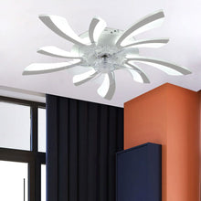 Load image into Gallery viewer, 78cm Dia. Acrylic Creative Ceiling Fan with LED Lights Ceiling Fans Living and Home