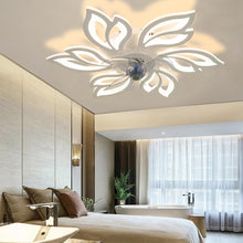 Load image into Gallery viewer, Modern Flower Shape Ceiling Fan with Light