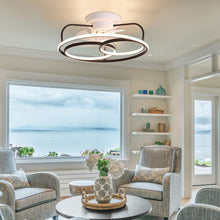 Load image into Gallery viewer, LED 3 Round Ceiling Fan Light Living and Home