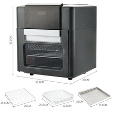 Load image into Gallery viewer, Livingandhome 12L Touchscreen Air Fryer Oven Black, DM0617