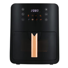 Load image into Gallery viewer, 5L Blue and Black Digital Air Fryer with Visual Window Air Fryers Living and Home