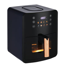 Load image into Gallery viewer, 5L Blue and Black Digital Air Fryer with Visual Window Air Fryers Living and Home