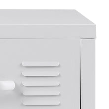 Load image into Gallery viewer, Compact White Two-Door File Cabinet for Efficient Storage Living and Home