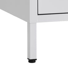 Load image into Gallery viewer, Compact White Two-Door File Cabinet for Efficient Storage Living and Home