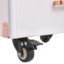 Load image into Gallery viewer, Professional 3 in 1 Cosmetic Trolley Case Makeup Box on Wheels
