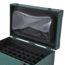 Load image into Gallery viewer, White/Green 3 in 1 Professional Cosmetic Trolley Case Makeup Box on Wheels Makeup Organizers Living and Home