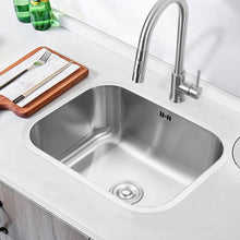 Load image into Gallery viewer, 304 Stainless Steel Brushed Finish Square Stretch Sink Living and Home