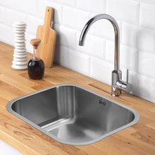 Load image into Gallery viewer, 304 Stainless Steel Brushed Finish Square Stretch Sink Living and Home