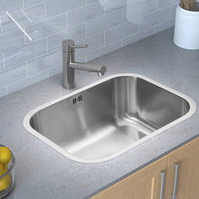Load image into Gallery viewer, 304 Stainless Steel Brushed Finish Square Stretch Sink Living and Home