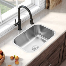Load image into Gallery viewer, 304 Stainless Steel Brushed Finish Square Stretch Sink Living and Home