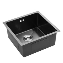 Load image into Gallery viewer, Drop-in Kitchen Sink, Single Bowl Stainless Steel Sink Living and Home Black