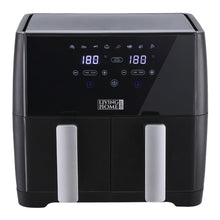 Load image into Gallery viewer, 8L Black Touch Screen Air Fryer with Dual Basket Air Fryers Living and Home
