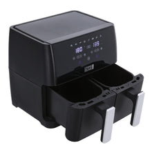 Load image into Gallery viewer, 8L Black Touch Screen Air Fryer with Dual Basket Air Fryers Living and Home