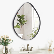 Load image into Gallery viewer, Premium Irregular-Shaped Bathroom Mirror with Black Iron Frame Living and Home