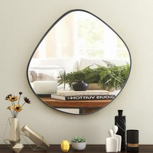 Load image into Gallery viewer, Premium Irregular-Shaped Bathroom Mirror with Black Iron Frame Living and Home