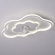 Load image into Gallery viewer, Cloud-Shaped Ceiling Mount LED Fan Light