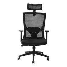 Load image into Gallery viewer, Executive Ergonomic Office Chair with Black Mesh and Cotton Seat Living and Home