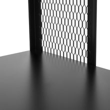 Load image into Gallery viewer, Black Steel 4-Tier Bookcase Files Storage Rack