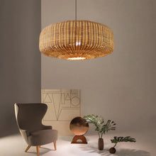 Load image into Gallery viewer, Lightsin Handwoven Rattan Pendant Light Rustic Charm with Elegant Touch Lightsin����
