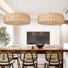 Load image into Gallery viewer, Lightsin Handwoven Rattan Pendant Light Rustic Charm with Elegant Touch Lightsin����