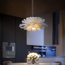 Load image into Gallery viewer, Lightsin Refined White Acrylic Flower Pendant Light Lightsin