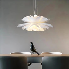Load image into Gallery viewer, Lightsin Refined White Acrylic Flower Pendant Light Lightsin
