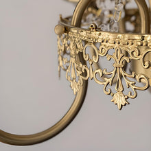 Load image into Gallery viewer, Lightsin 4-Light Candle Style Pendant with Clear Crystal Accents Lightsin