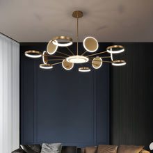 Load image into Gallery viewer, Lightsin Modern LED Ceiling Light Metal Circular Design Lightsin