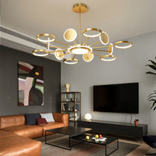 Load image into Gallery viewer, Lightsin Modern LED Ceiling Light Metal Circular Design Lightsin
