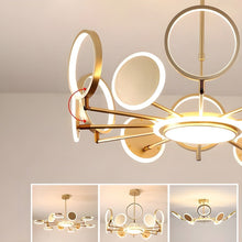 Load image into Gallery viewer, Lightsin Modern LED Ceiling Light Metal Circular Design Lightsin