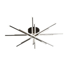 Load image into Gallery viewer, Lightsin Elegant Black Crossed Line Modern Flush Mount Ceiling Light Lightsin