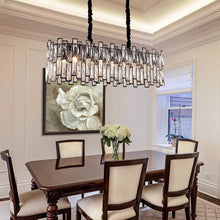 Load image into Gallery viewer, Lightsin Post-modern Geometric Illumination with Adjustable Chain Lightsin Oval M 80cm L x 31cm H