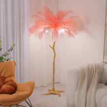 Load image into Gallery viewer, Lightsin LED Enchanting Feather Decor Floor Lamp Lightsin Pink 35 Feathers(100cm L�����������