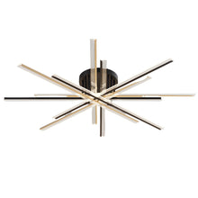 Load image into Gallery viewer, Lightsin Elegant Black Crossed Line Modern Flush Mount Ceiling Light Lightsin UK