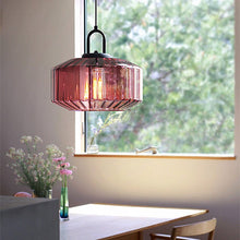 Load image into Gallery viewer, Lightsin Contemporary Minimalist Artistic Purple Glass Pendant Light Lightsin UK