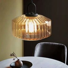 Load image into Gallery viewer, Lightsin Contemporary Minimalist Artistic Purple Glass Pendant Light Lightsin UK Orange