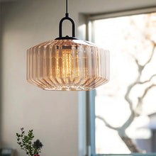 Load image into Gallery viewer, Lightsin Contemporary Minimalist Artistic Purple Glass Pendant Light Lightsin UK