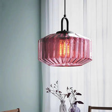 Load image into Gallery viewer, Lightsin Contemporary Minimalist Artistic Purple Glass Pendant Light Lightsin UK Purple