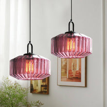 Load image into Gallery viewer, Lightsin Contemporary Minimalist Artistic Purple Glass Pendant Light Lightsin UK