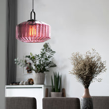 Load image into Gallery viewer, Lightsin Contemporary Minimalist Artistic Purple Glass Pendant Light Lightsin UK