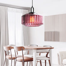 Load image into Gallery viewer, Lightsin Contemporary Minimalist Artistic Purple Glass Pendant Light Lightsin UK