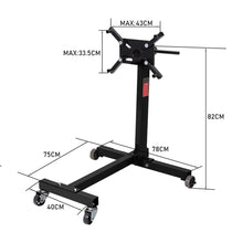 Load image into Gallery viewer, 1000lbs Steel Folding Engine Stand Engine Stands Living and Home